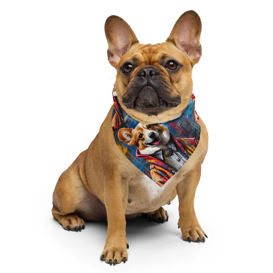 Pembroke Welsh Corgi- All-over print bandana v5