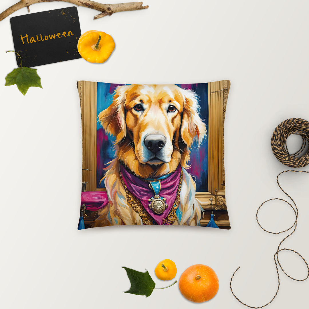 Golden Retriever- Basic Pillow v4