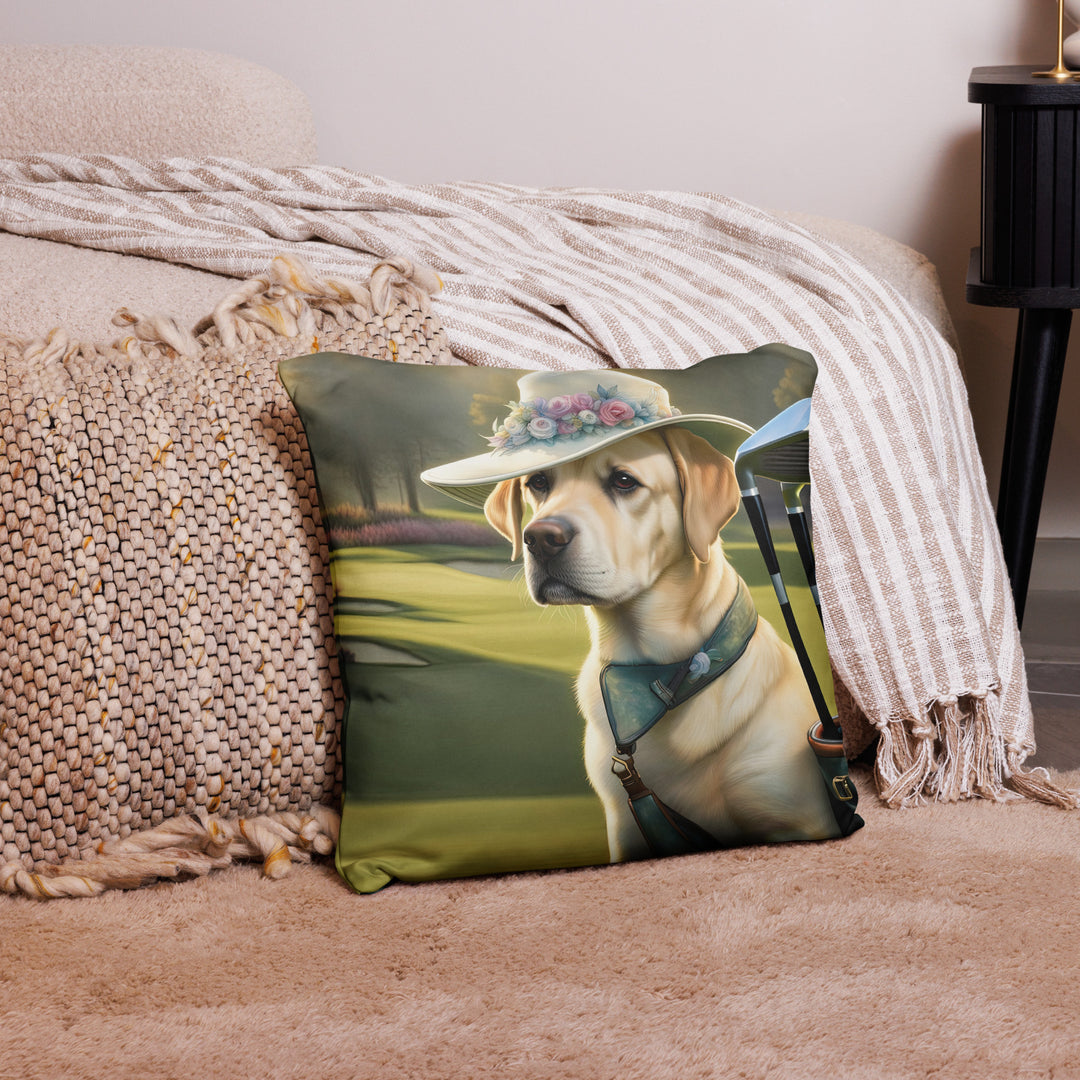 Basic Pillow-Labrador Retriever Golfer V5