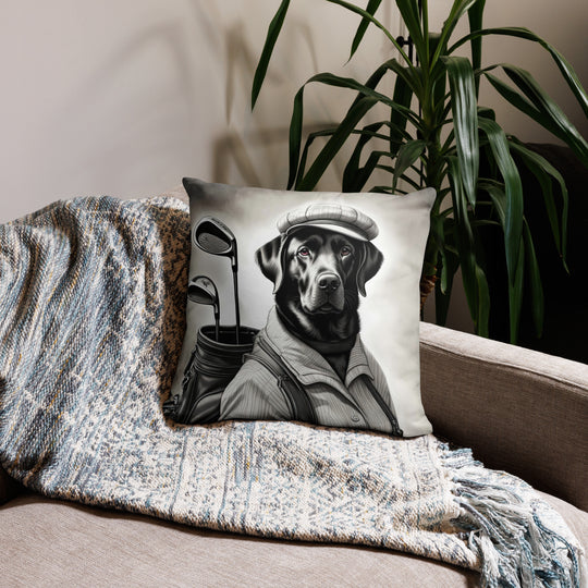 Basic Pillow-Labrador Retriever Golfer V11