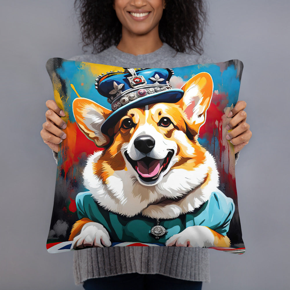Pembroke Welsh Corgi- Basic Pillow v2