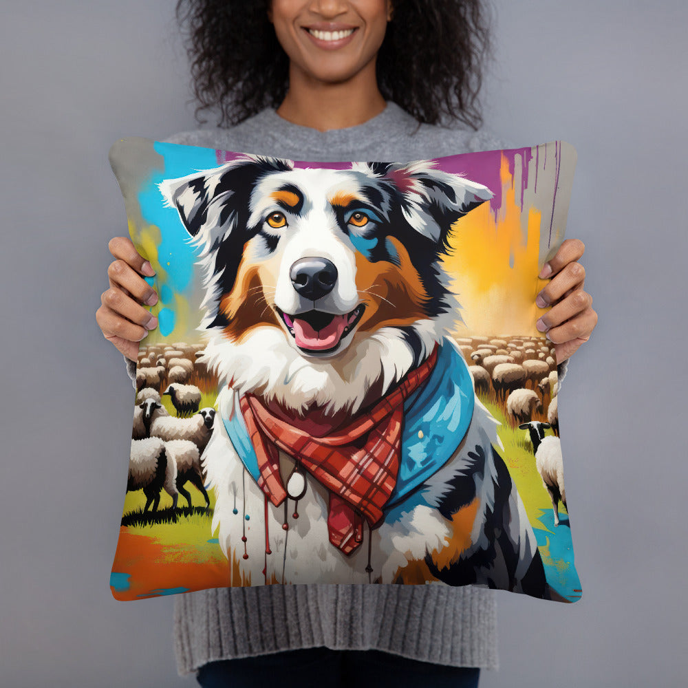 Australian Shepherd- Basic Pillow v3