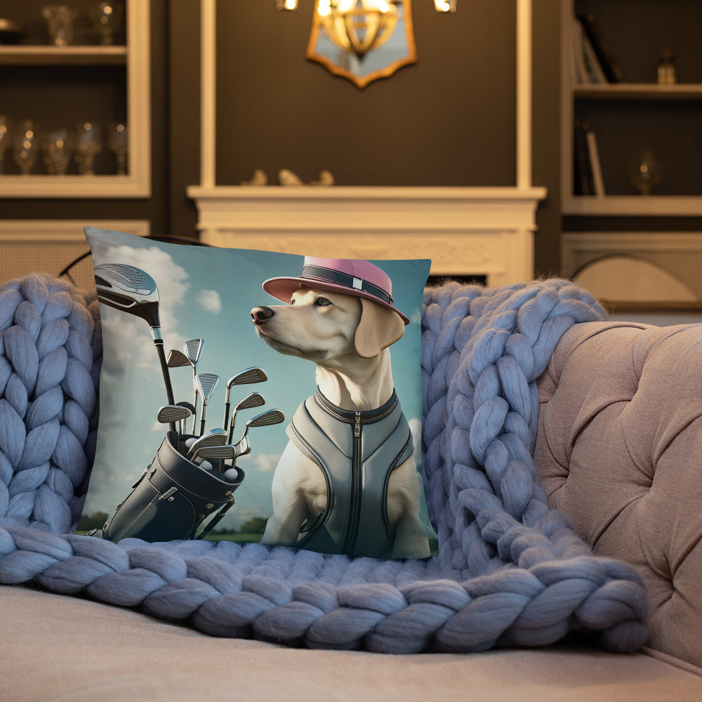 Basic Pillow-Labrador Retriever Golfer V4