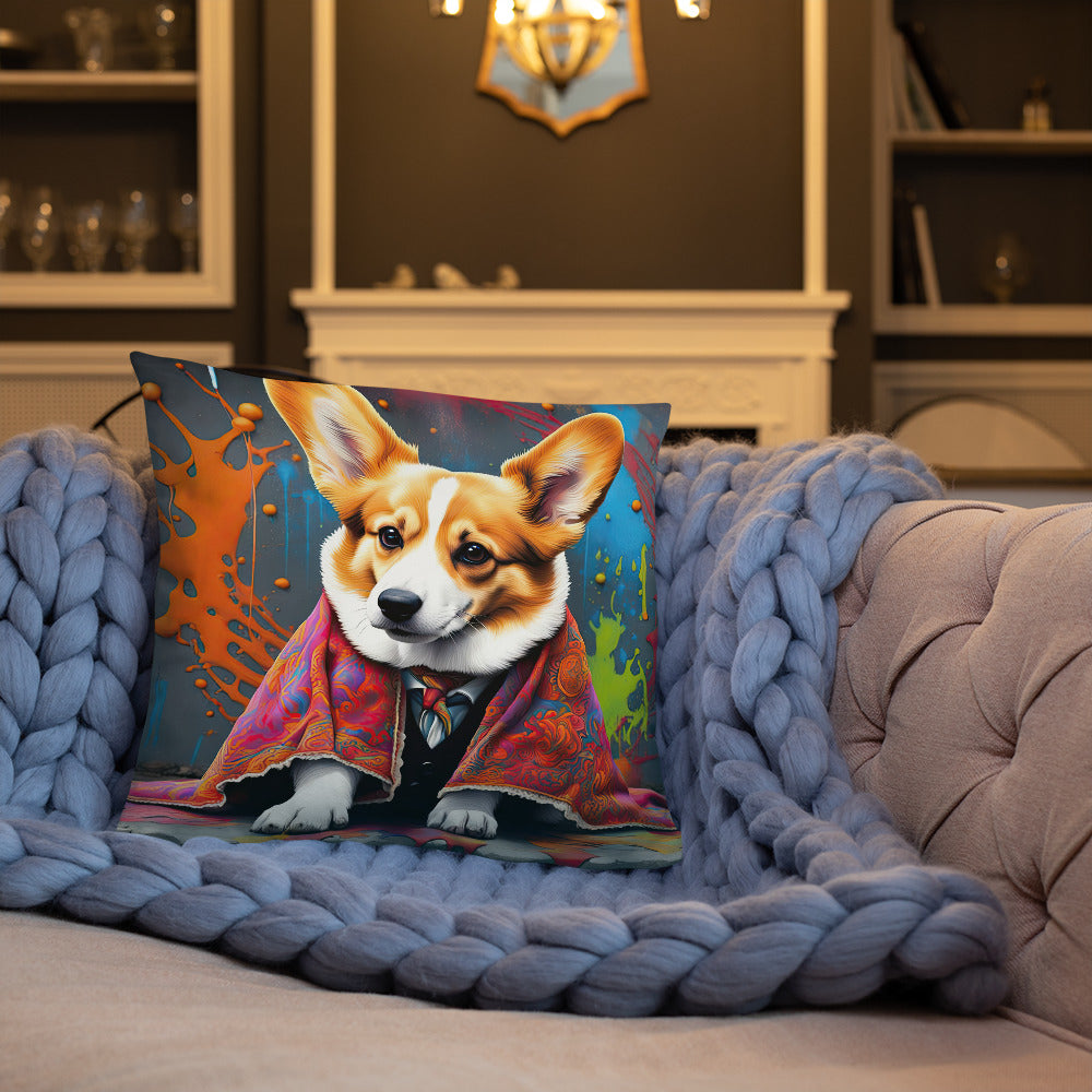 Pembroke Welsh Corgi- Basic Pillow v3