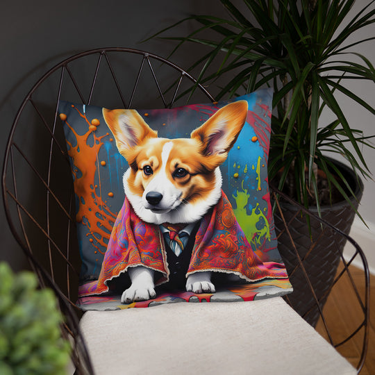 Pembroke Welsh Corgi- Basic Pillow v3