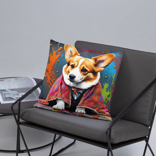 Pembroke Welsh Corgi- Basic Pillow v3