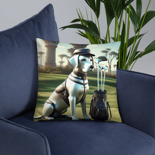 Basic Pillow-Labrador Retriever Golfer V18