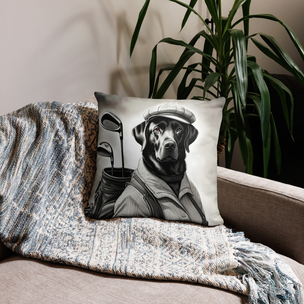 Basic Pillow-Labrador Retriever Golfer V11