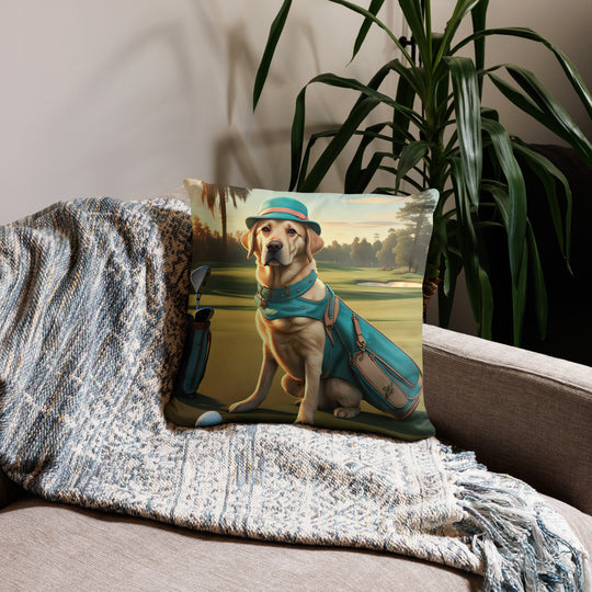 Basic Pillow-Labrador Retriever Golfer V12