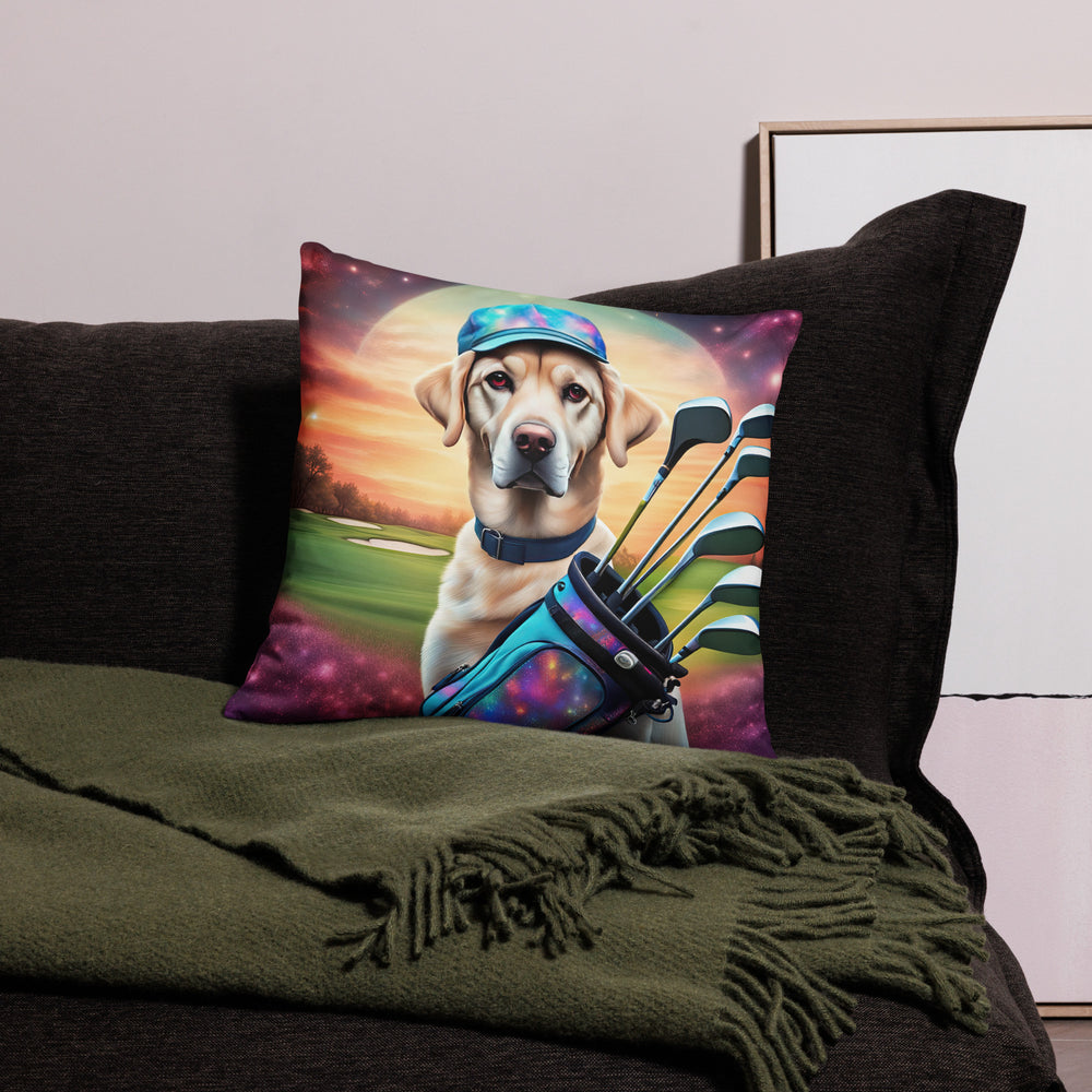 Basic Pillow-Labrador Retriever Golfer V13