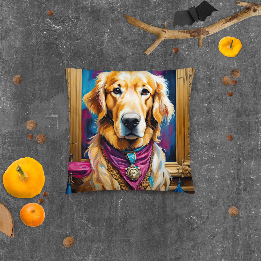 Golden Retriever- Basic Pillow v4