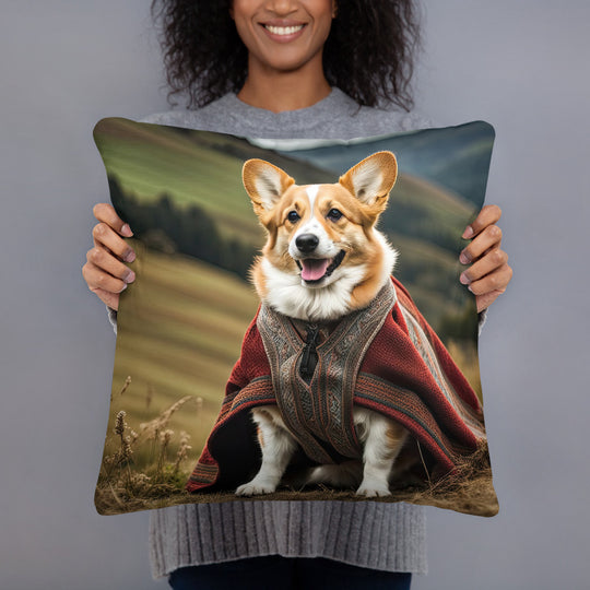 Pembroke Welsh Corgi- Basic Pillow v4