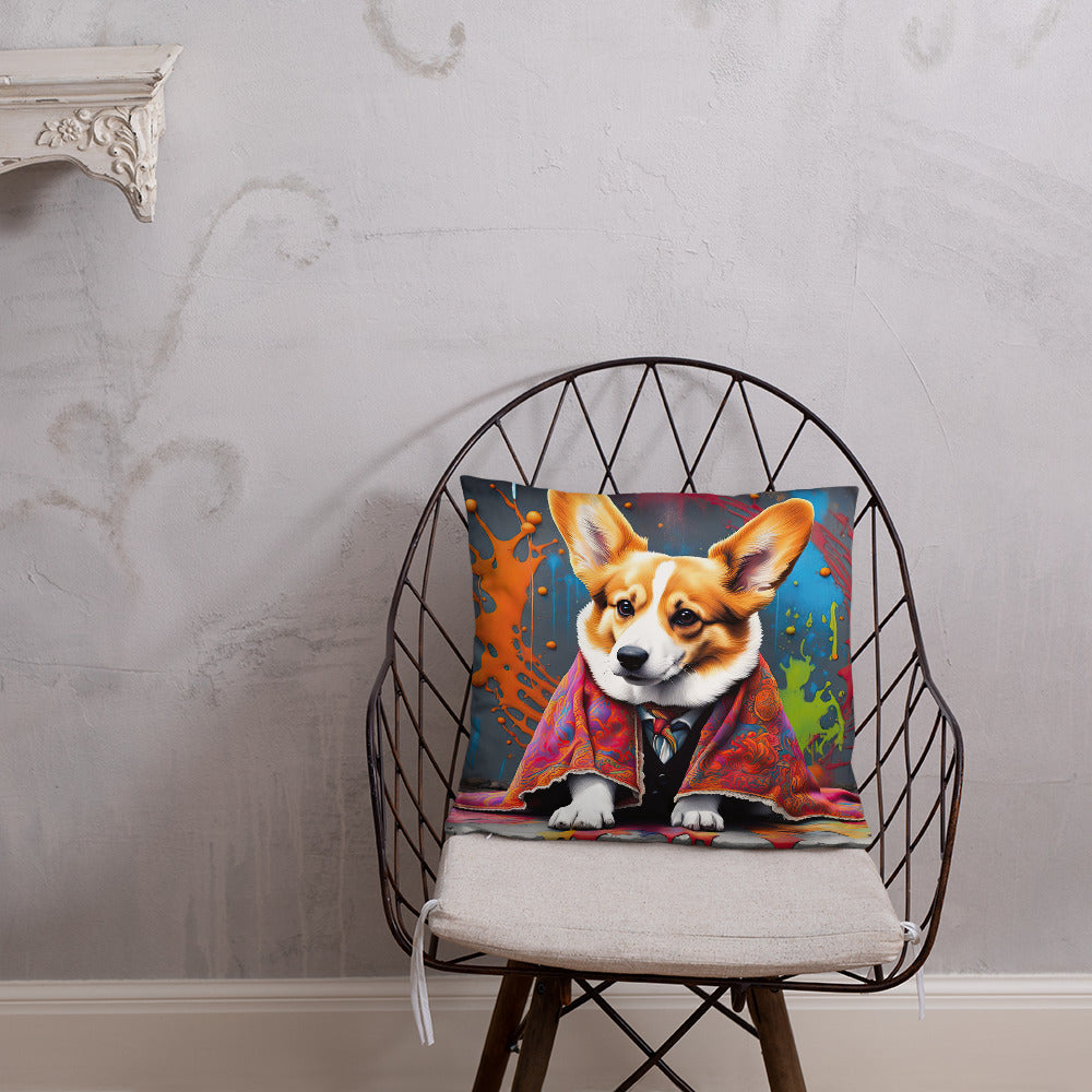 Pembroke Welsh Corgi- Basic Pillow v3