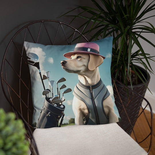 Basic Pillow-Labrador Retriever Golfer V4