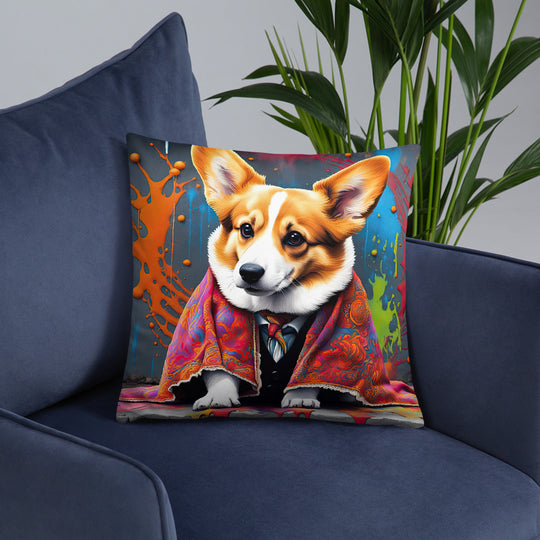Pembroke Welsh Corgi- Basic Pillow v3
