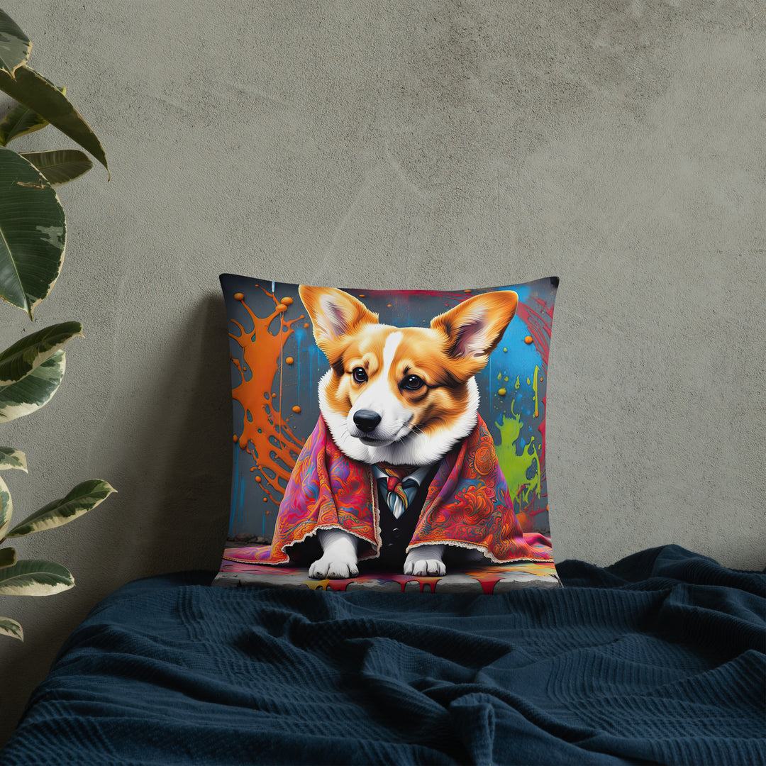 Pembroke Welsh Corgi- Basic Pillow v3