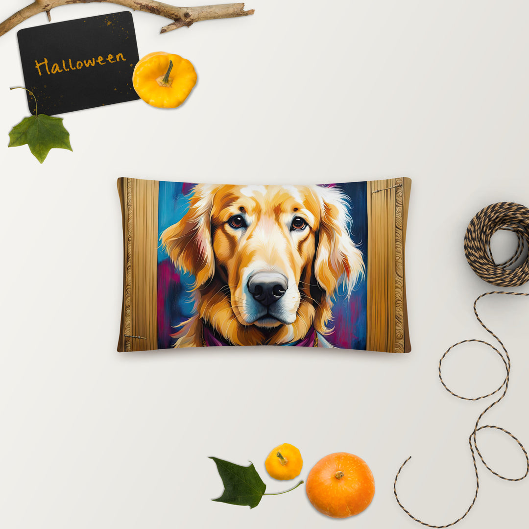 Golden Retriever- Basic Pillow v4