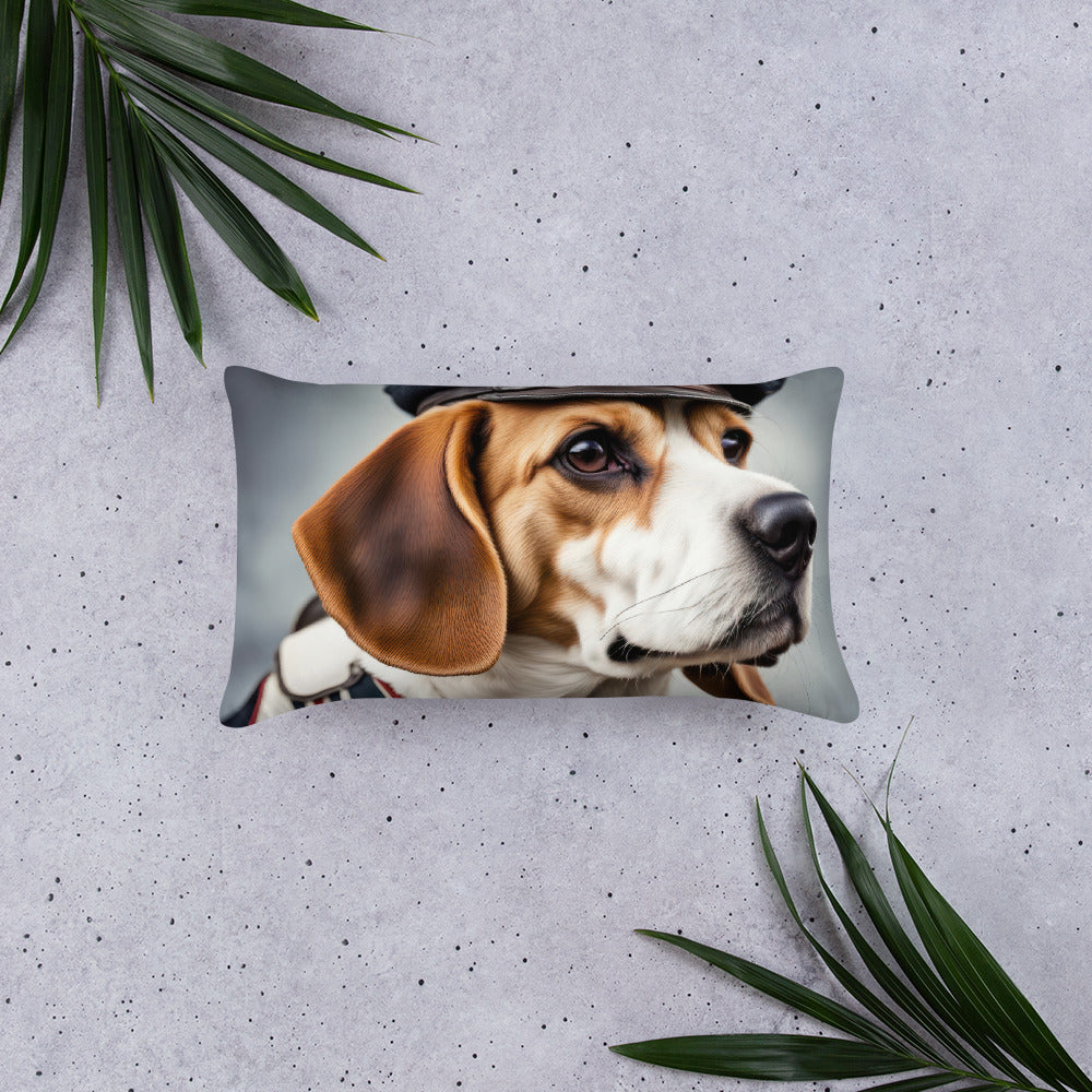 Beagle- Basic Pillow v4