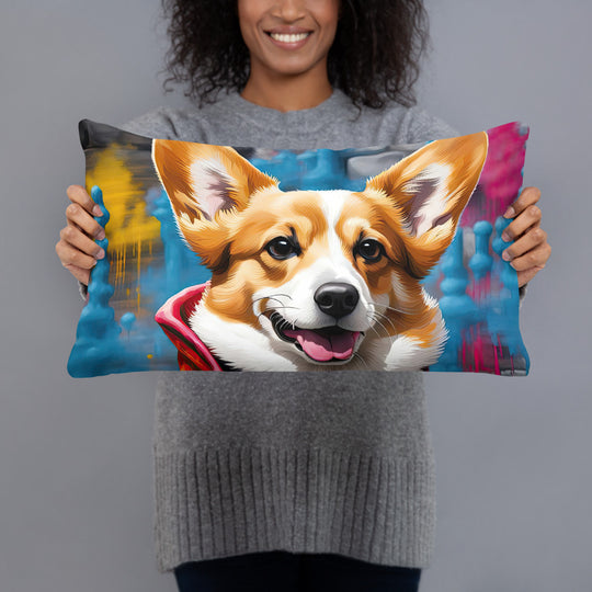 Pembroke Welsh Corgi- Basic Pillow v5