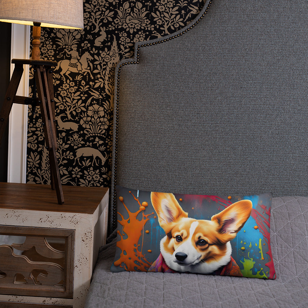 Pembroke Welsh Corgi- Basic Pillow v3