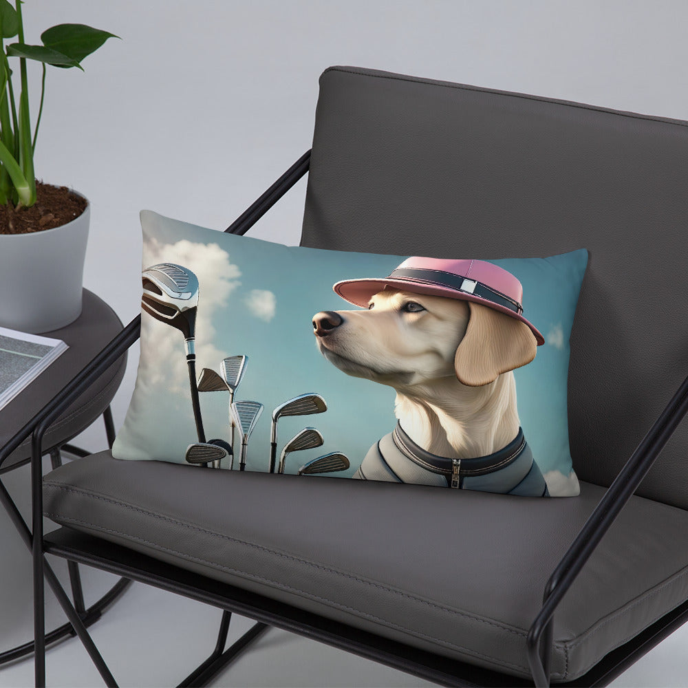 Basic Pillow-Labrador Retriever Golfer V4