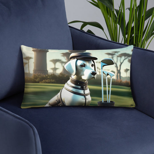 Basic Pillow-Labrador Retriever Golfer V18