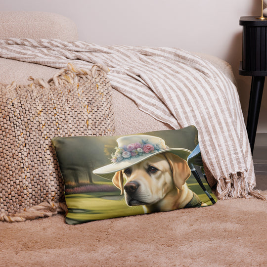 Basic Pillow-Labrador Retriever Golfer V5