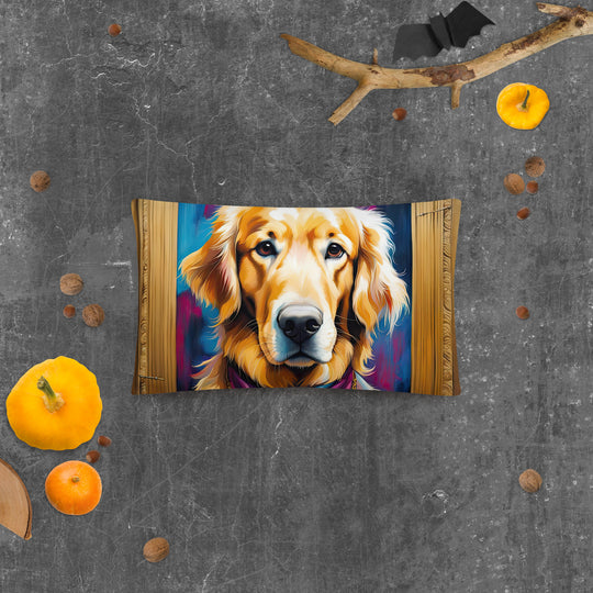 Golden Retriever- Basic Pillow v4