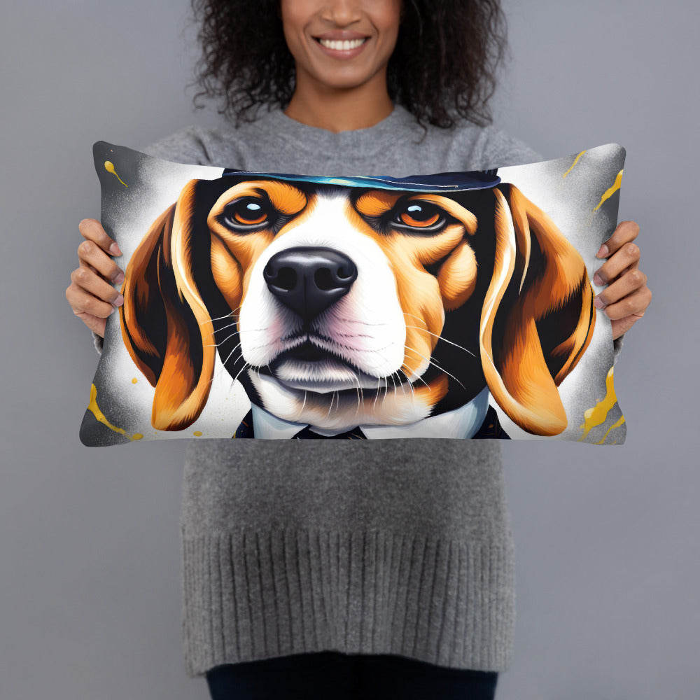 Beagle- Basic Pillow v5