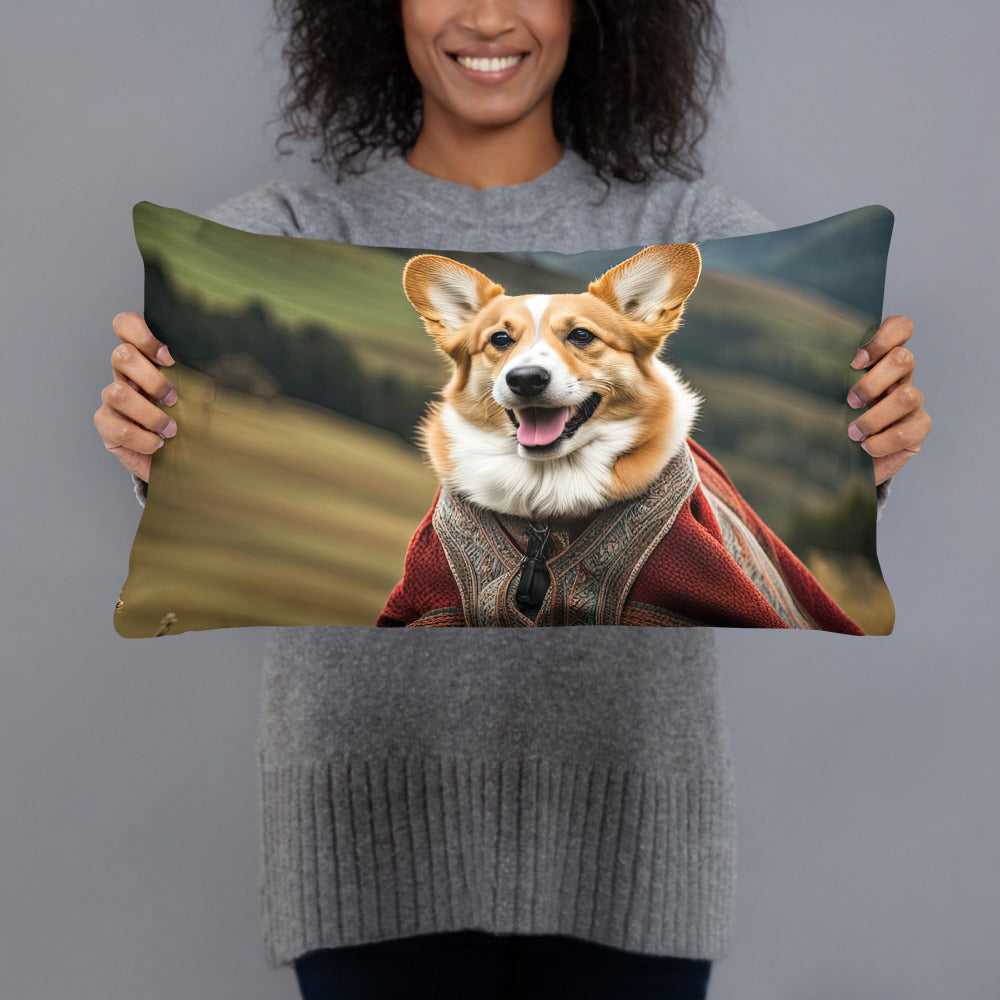 Pembroke Welsh Corgi- Basic Pillow v4