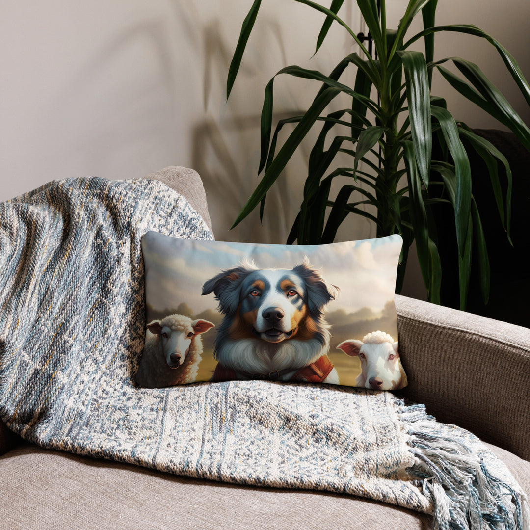 Australian Shepherd- Basic Pillow v4