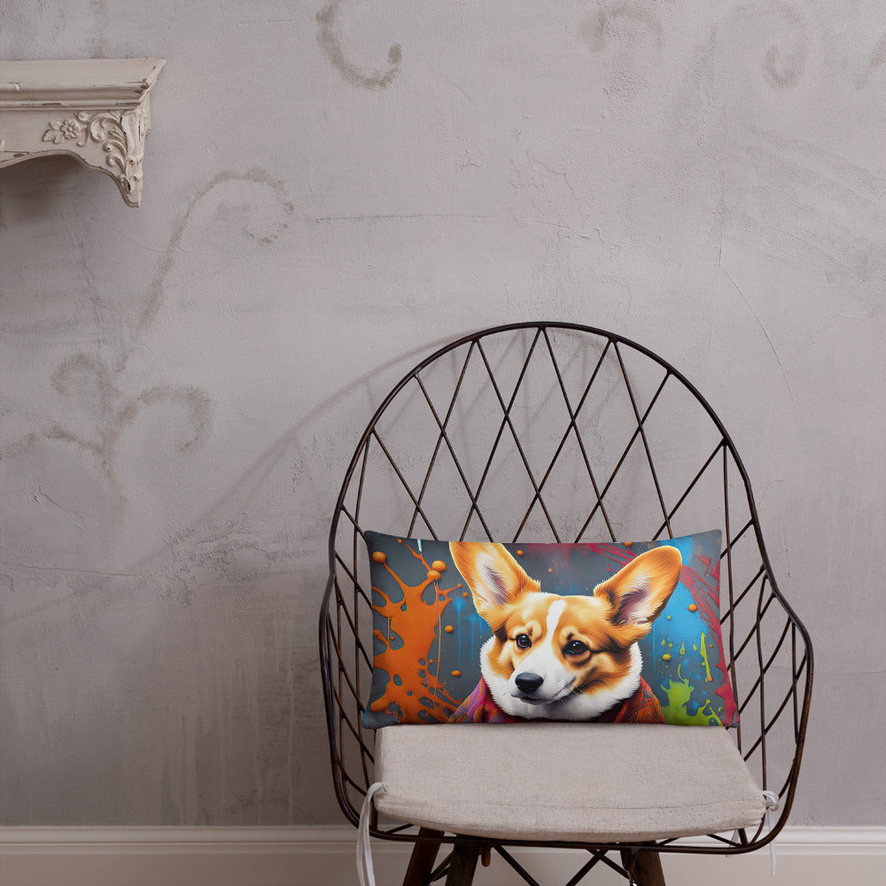 Pembroke Welsh Corgi- Basic Pillow v3