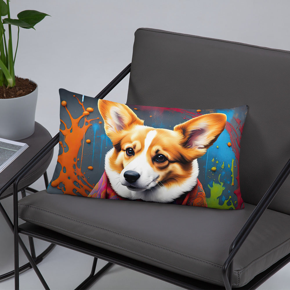 Pembroke Welsh Corgi- Basic Pillow v3