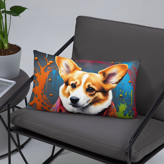 Pembroke Welsh Corgi- Basic Pillow v3