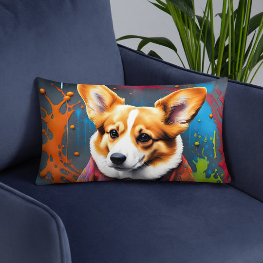 Pembroke Welsh Corgi- Basic Pillow v3