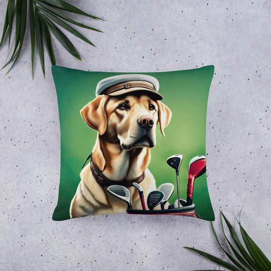 Basic Pillow-Labrador Retriever Golfer V3