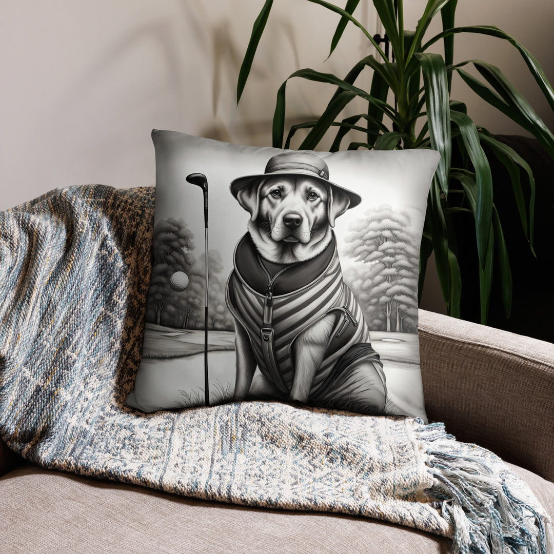 Basic Pillow-Labrador Retriever Golfer V7