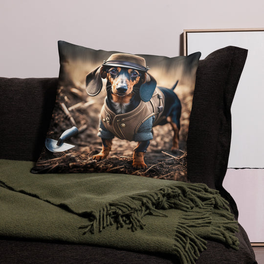 Dachshund- Basic Pillow v5