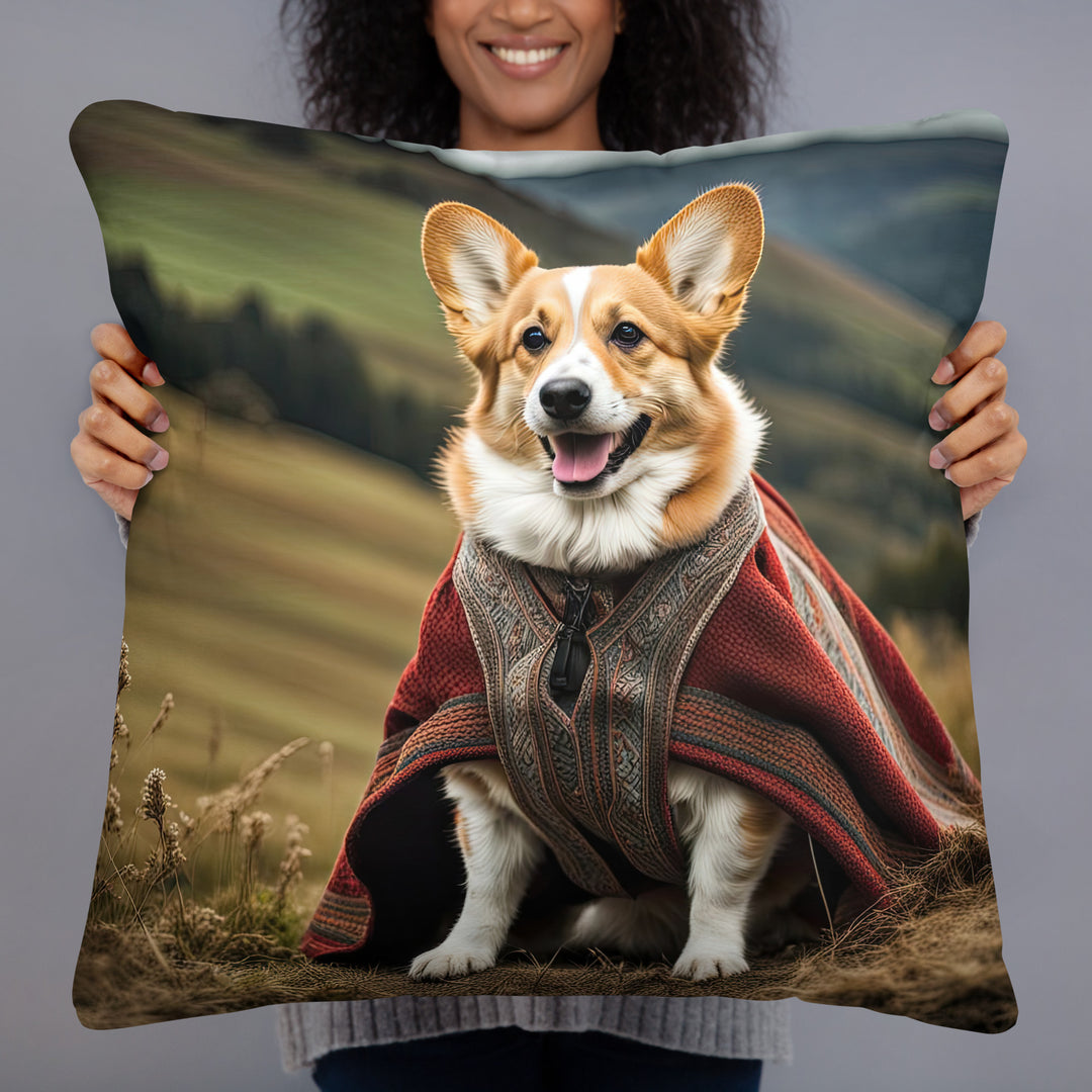 Pembroke Welsh Corgi- Basic Pillow v4
