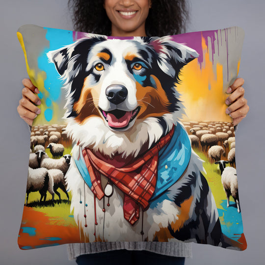 Australian Shepherd- Basic Pillow v3