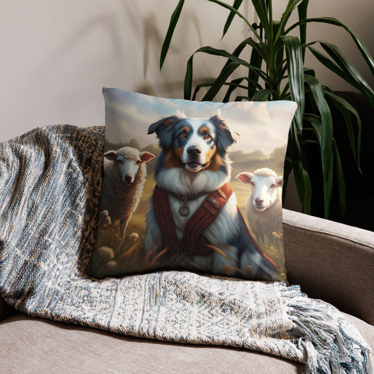 Australian Shepherd- Basic Pillow v4