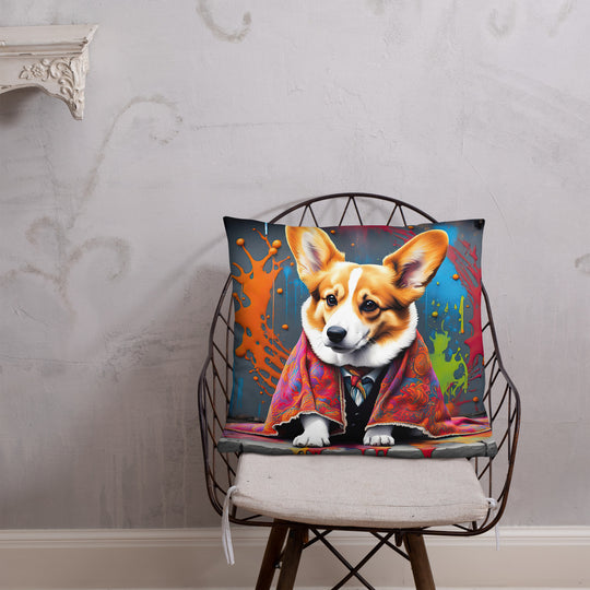 Pembroke Welsh Corgi- Basic Pillow v3