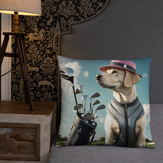 Basic Pillow-Labrador Retriever Golfer V4