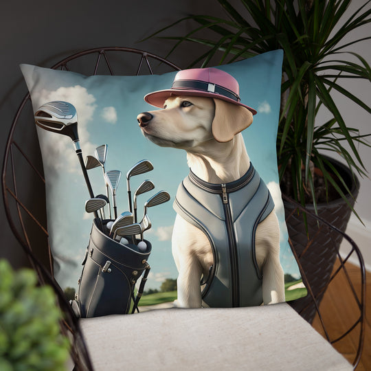 Basic Pillow-Labrador Retriever Golfer V4