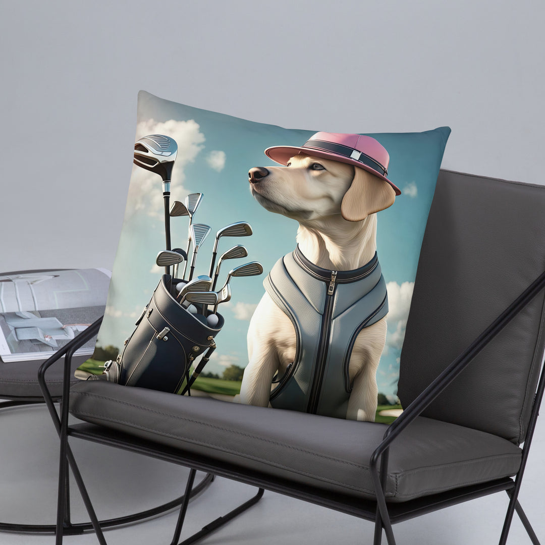 Basic Pillow-Labrador Retriever Golfer V4