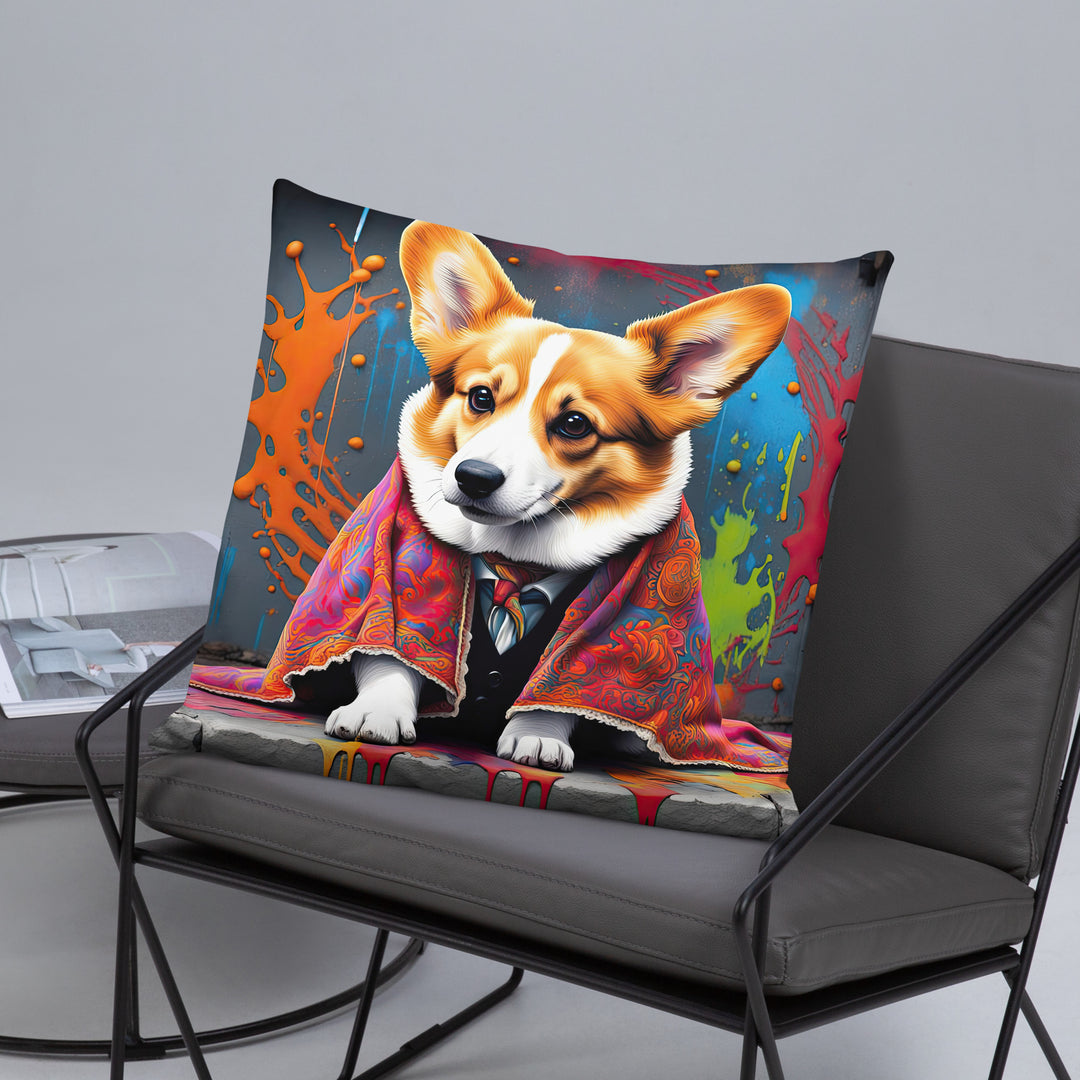 Pembroke Welsh Corgi- Basic Pillow v3