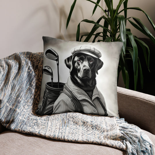 Basic Pillow-Labrador Retriever Golfer V11