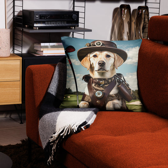 Basic Pillow-Labrador Retriever Golfer V20