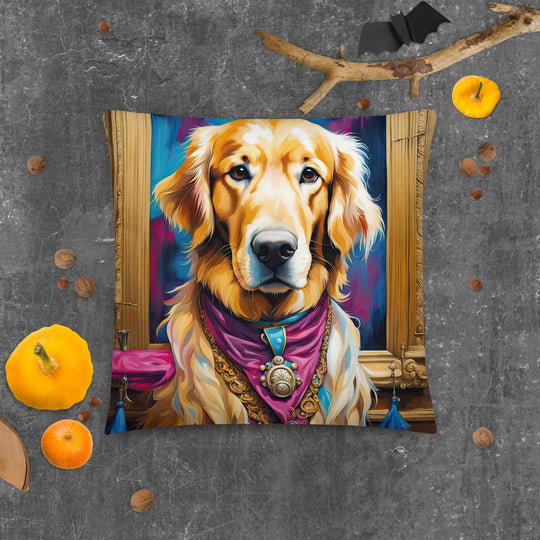 Golden Retriever- Basic Pillow v4