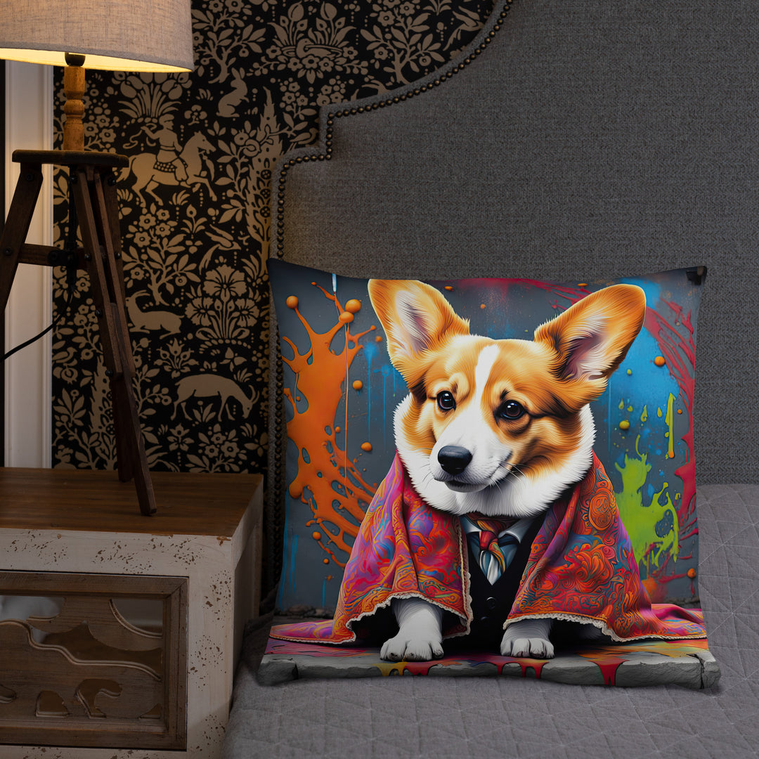 Pembroke Welsh Corgi- Basic Pillow v3